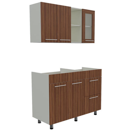 Cocina Thyra Sangria 120 cm Izquierda con Mesón - Cocinas | Bylmo