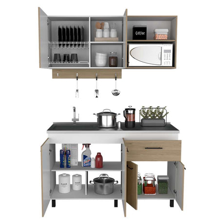 Cocina Alani Rovere 150 cm - Cocinas | Bylmo