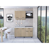 Cocina Alani Rovere 150 cm Izquierda con Mesón - Cocinas | Bylmo