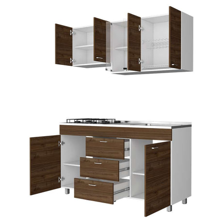 Cocina Lumina Gales 150 cm Derecha con Mesón - Cocinas | Bylmo