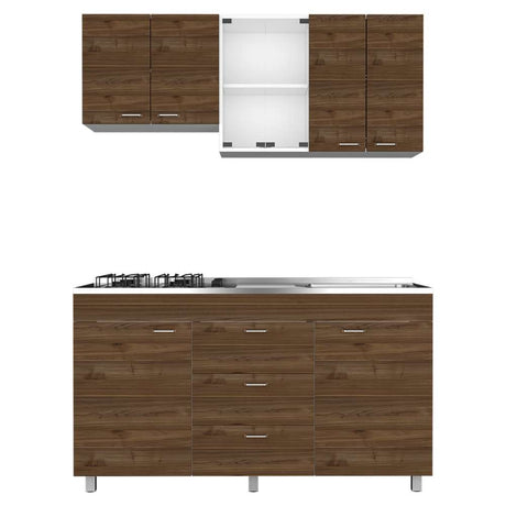 Cocina Lumina Gales 150 cm Derecha con Mesón - Cocinas | Bylmo