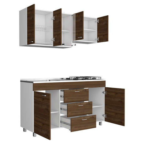 Cocina Lumina Gales 150 cm Izquierda con Mesón - Cocinas | Bylmo