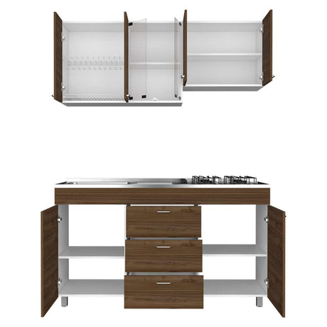 Cocina Lumina Gales 150 cm Izquierda con Mesón - Cocinas | Bylmo