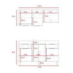 Cocina Laport Rovere 150 cm Izquierda con Mesón