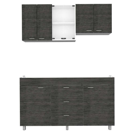 Cocina Lumina Blanco 150x84.5cm sin Mesón - Cocinas | Bylmo