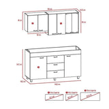 Cocina Lumina Amareto 150 cm - Cocinas | Bylmo