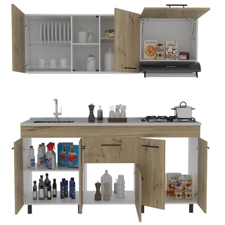 Cocina Galet Duna 180 cm Izquierda con Mesón - Cocinas | Bylmo