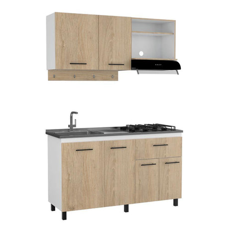 Cocina Alani Rovere 150 cm sin Mesón - Cocinas | Bylmo