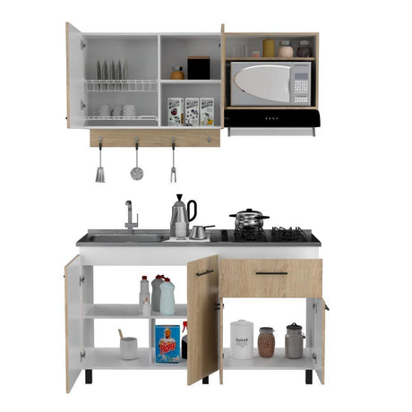 Cocina Alani Rovere 150 cm sin Mesón - Cocinas | Bylmo