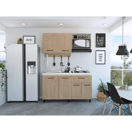 Cocina Alani Rovere 150 cm sin Mesón - Cocinas | Bylmo