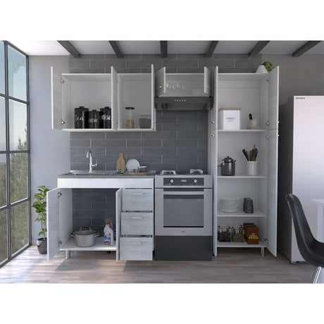 Cocina Ferreti Artiko 220 cm Izquierda con Mesón - Cocinas | Bylmo