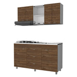 Cocina Lumina Gales 150 cm Derecha con Mesón y Campana - Cocinas | Bylmo