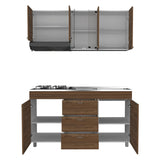 Cocina Lumina Gales 150 cm Derecha con Mesón y Campana - Cocinas | Bylmo