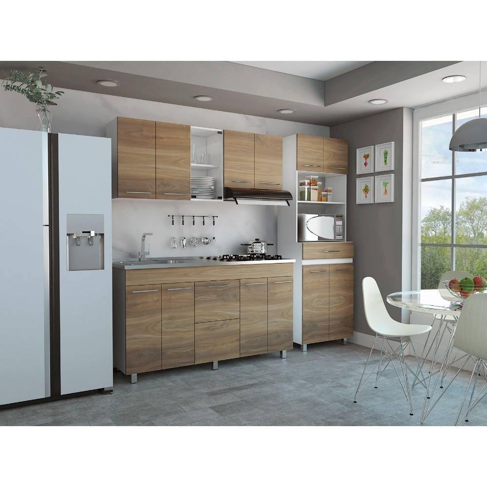 Cocina Luna Expreso 150 cm Izquierda con Mesón - Cocinas | Bylmo