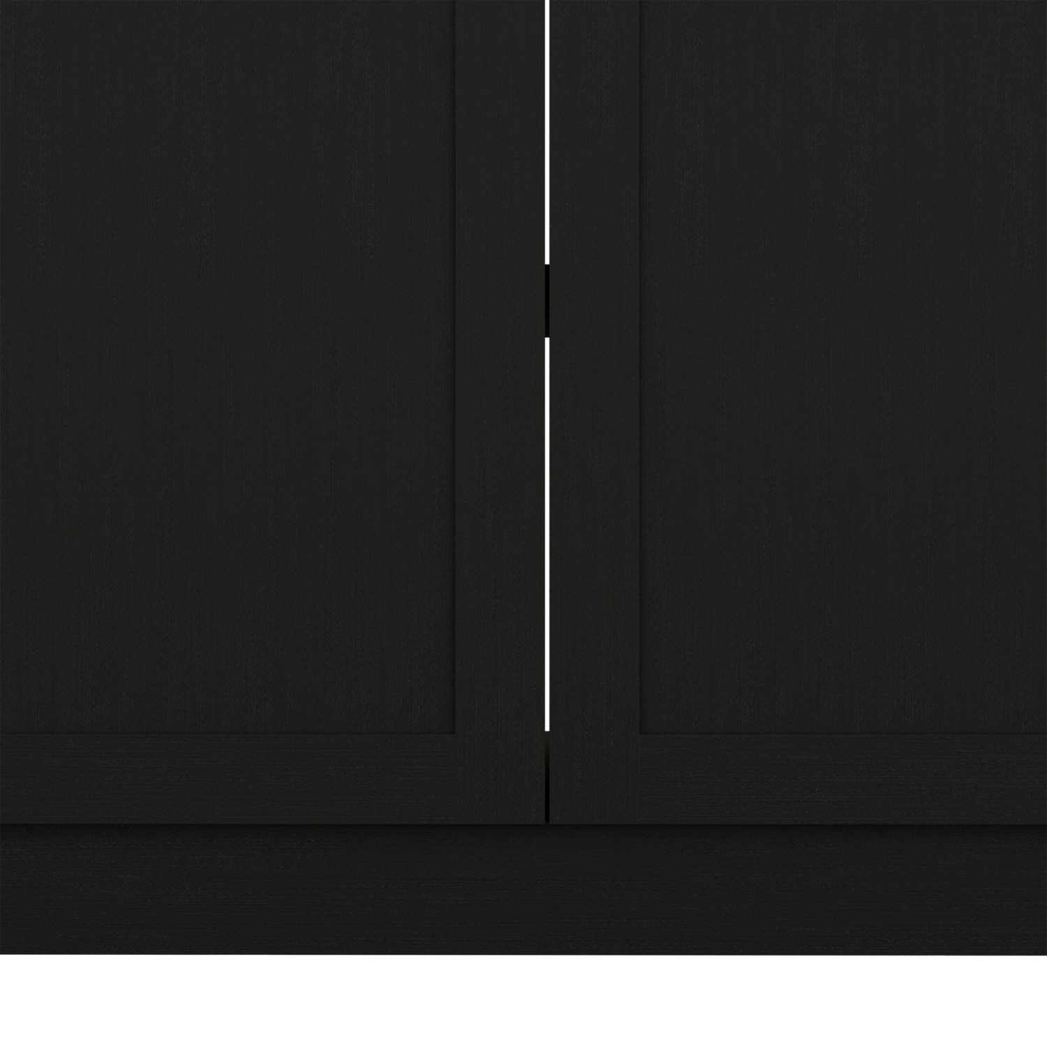 Cocina Zurich Wengue 100 cm Mueble Superior y Mueble Inferior con Mesón y Patas Métalicas - Cocinas | Bylmo