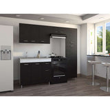 Cocina Volare Wengue 250 cm Izquierda - Cocinas | Bylmo