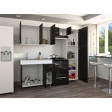 Cocina Volare Wengue 250 cm Izquierda - Cocinas | Bylmo