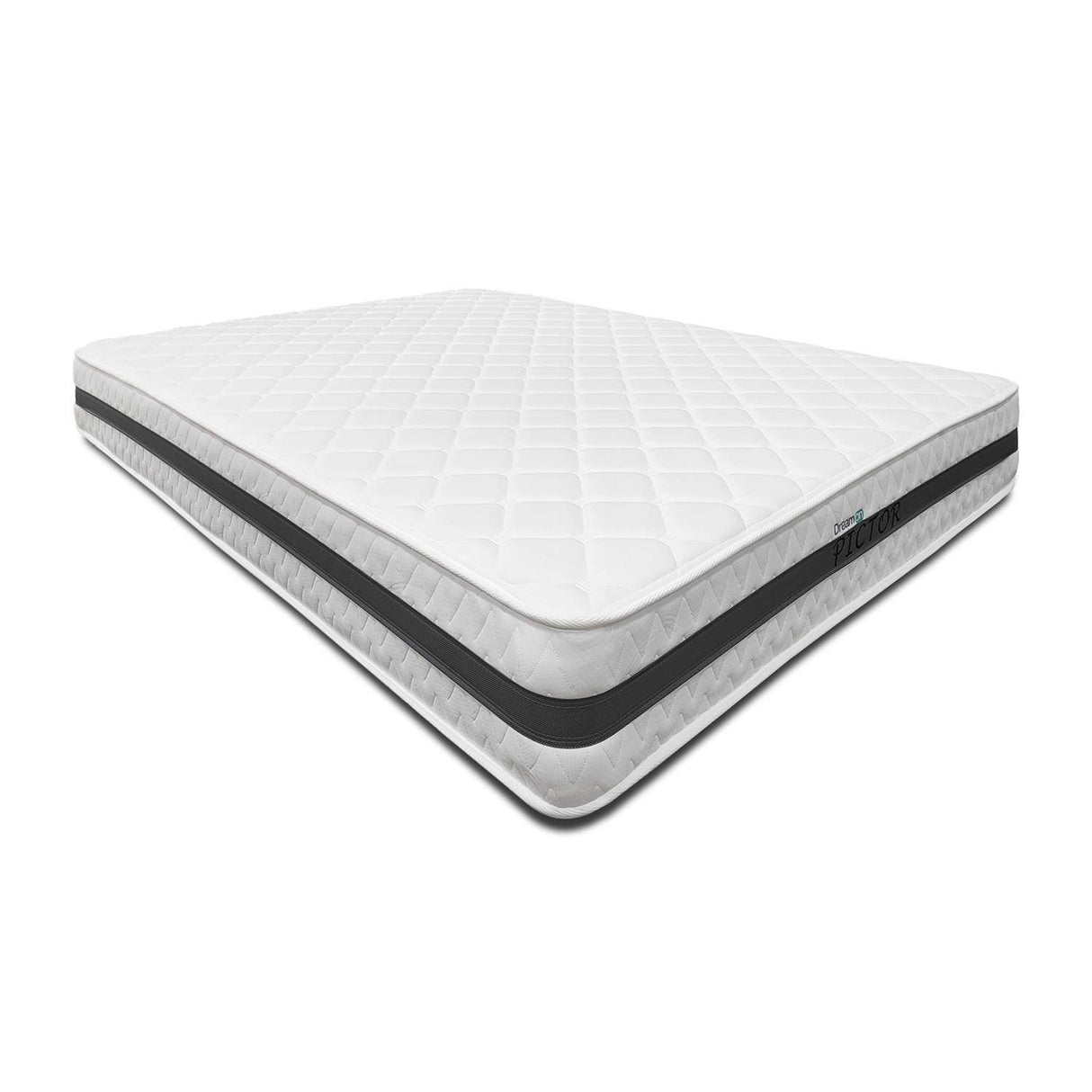 Combo Colchón Pictor Blanco Doble 140 X 190 Cm Medio Firme e Hipoalergénico - Colchones | Bylmo