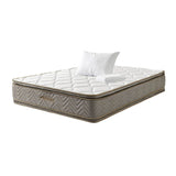 Colchón Galaxy Beige y Plata Semidoble 120 cm con Una Almohada y Protector - Combos Habitacion | Bylmo