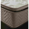 Colchón Sigma Pillow Beige y Plata Semidoble 120 cm con Una Almohada y Protector
