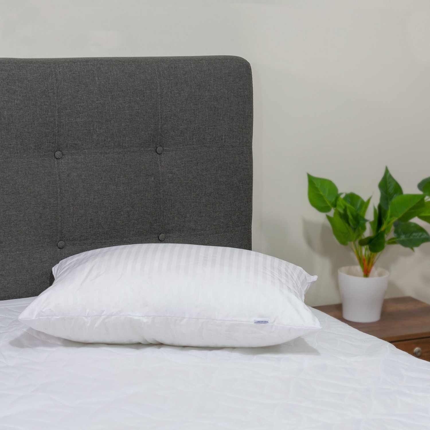 Combo 2 Almohadas Natural Soft Fibra Siliconada Blanco 50 cm para Todas las Formas de Dormir - Almohadas | Bylmo