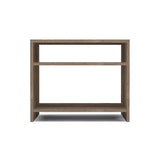 Combo 2 Mesas de Noche Aragón Nogal 50 cm con Entrepaño - Mesas de Noche | Bylmo