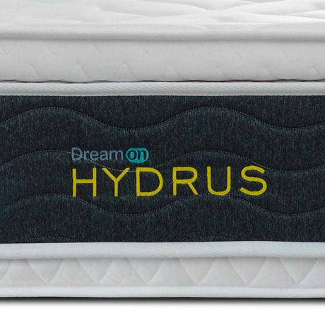 Combo Base Cama y Colchón DreamOn Hydrus Gris Sencilla 100 cm Rectangular con Una Almohada - Combos Habitacion | Bylmo