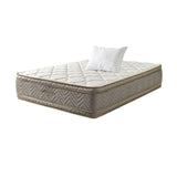 Combo Base Cama y Colchón Optims Beige y Plata Sencilla 100 cm con Una Almohada y Protector - Combos Habitacion | Bylmo