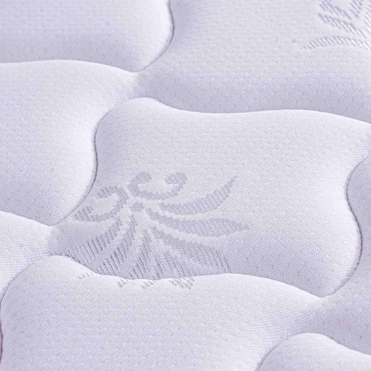 Combo Base Cama y Colchón Sevilla Blanco Sencilla 100 cm Firmeza Medio - Combos Habitacion | Bylmo