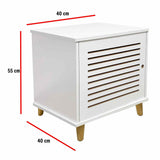 Combo Cabecero Room Verde Menta Doble 140 cm Rectangular con 2 Mesas de Noche Cuadradas - Combos Habitacion | Bylmo