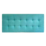 Combo Cabecero Room Verde Menta Doble 140 cm Rectangular con Banqueta Baúl y 2 Mesas de Noche Cuadradas - Combos Habitacion | Bylmo