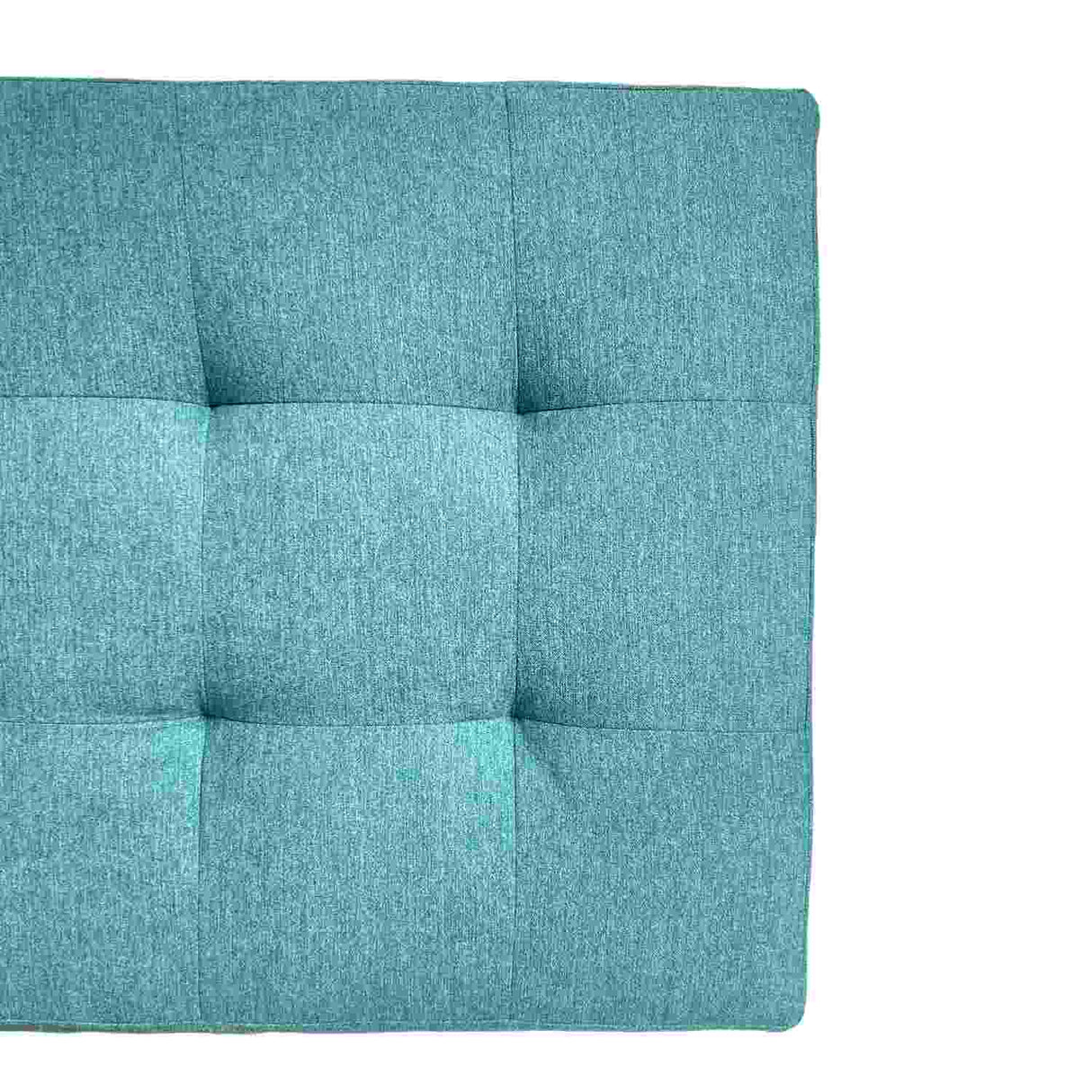 Combo Cabecero Room Verde Menta Doble 140 cm Rectangular con Banqueta Baúl y 2 Mesas de Noche Cuadradas - Combos Habitacion | Bylmo