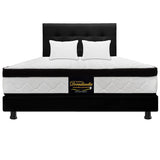 Combo Colchón y Base Cama Versalles Negro Doble 140 X 190 Cm Medio Firme Ortopedico e Hipoalergénico - Combos Habitacion | Bylmo