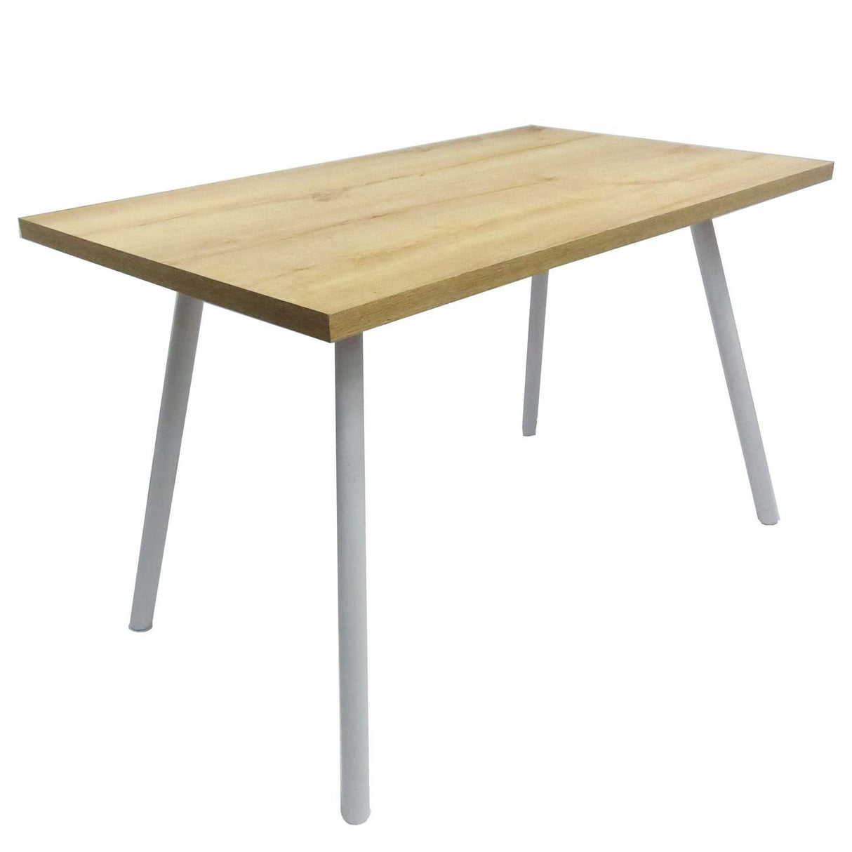 Combo Comedor y Sillas Comedus Duna 120 cm de Seis Puestos con Cuatro Sillas Blancas - Comedores | Bylmo