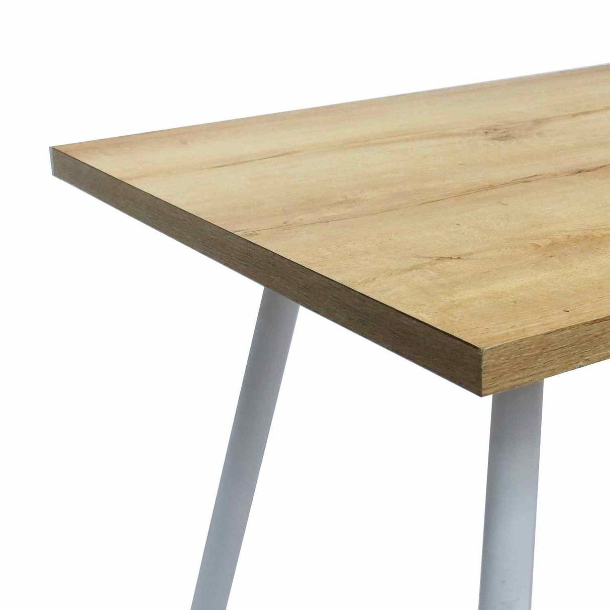 Combo Comedor y Sillas Comedus Duna 120 cm de Seis Puestos con Cuatro Sillas Blancas - Comedores | Bylmo