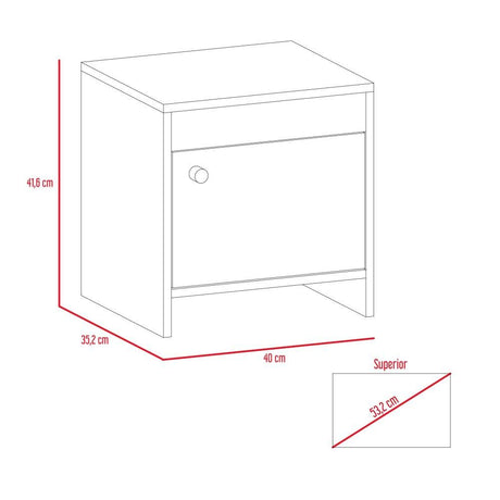 Combo Cama, Mesas de Noche y Rack para TV Doble 140 cm Rovere - Camas | Bylmo