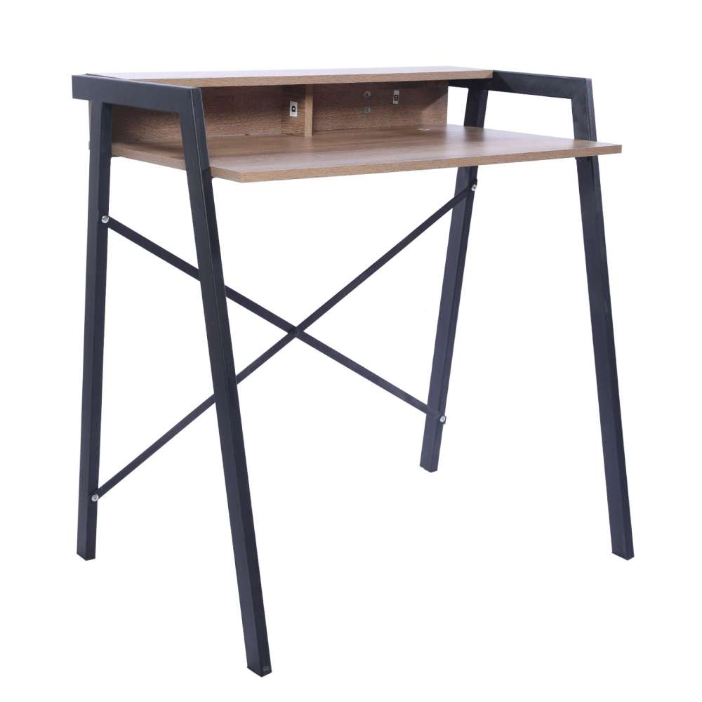 Combo Escritorio y Silla Look Amaretto 80 cm con Entrepaños - Escritorios y Archivadores | Bylmo