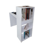 Combo Escritorio y Silla Queen Blanco 110 cm con Biblioteca - Combos Oficina | Bylmo