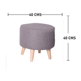 Combo Sofa, Puff y Mesas Loly Gris 140 cm - Sofas | Bylmo