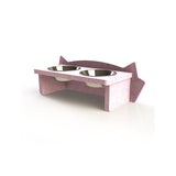 Comedero Mismicos 37 cm Rosa Pequeño para Gatos - Muebles para Mascotas | Bylmo