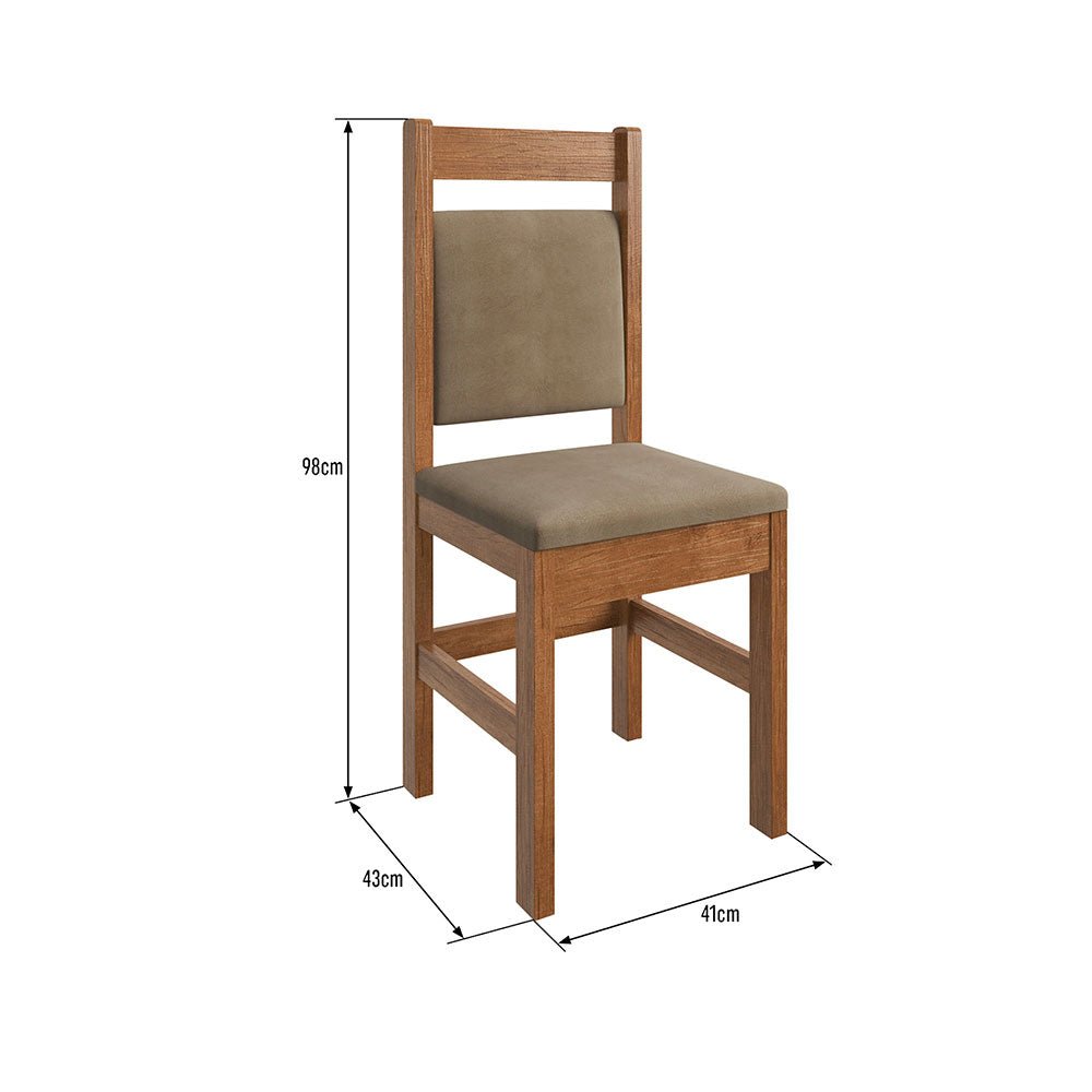 Comedor Alaska Canela 180 cm de Ocho Puestos (Incluye Sillas) - Comedores | Bylmo