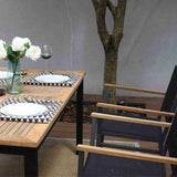 Comedor Biagio Gris y Miel 160 cm de Exterior - Comedores | Bylmo