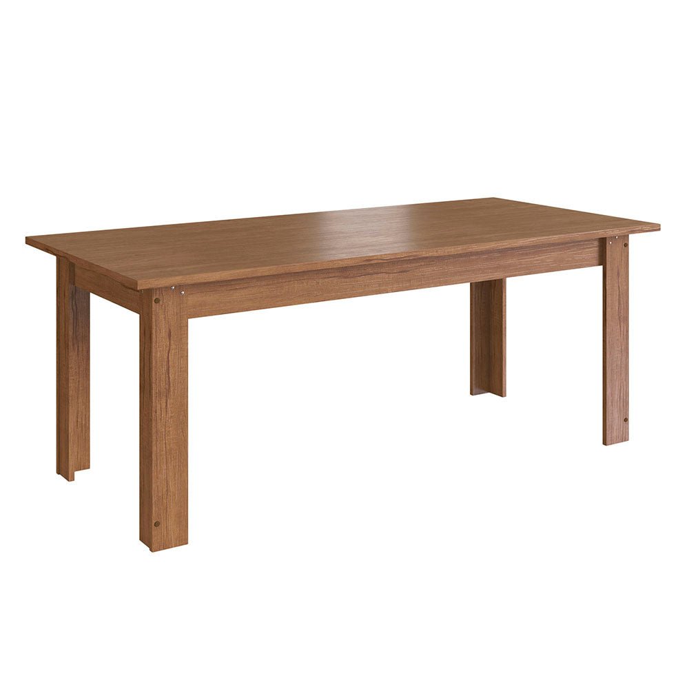Comedor Bufalo Canela 180x78cm Rectangular de Ocho Puestos y con Ocho Sillas - Comedores | Bylmo