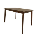 Comedor Enna Camel 120x74cm Rectangular de Cuatro Puestos y con Cuatro Sillas - Comedores | Bylmo