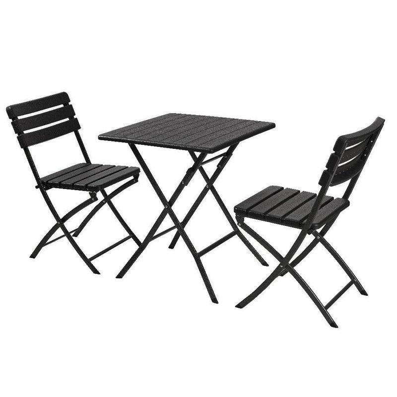 Comedor Luxe Negro 61 cm de Exterior Incluye sillas
