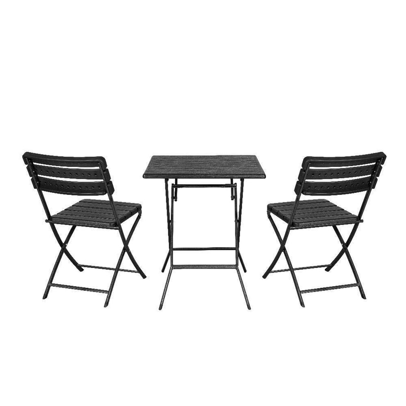 Comedor Luxe Negro 61 cm de Exterior Incluye sillas