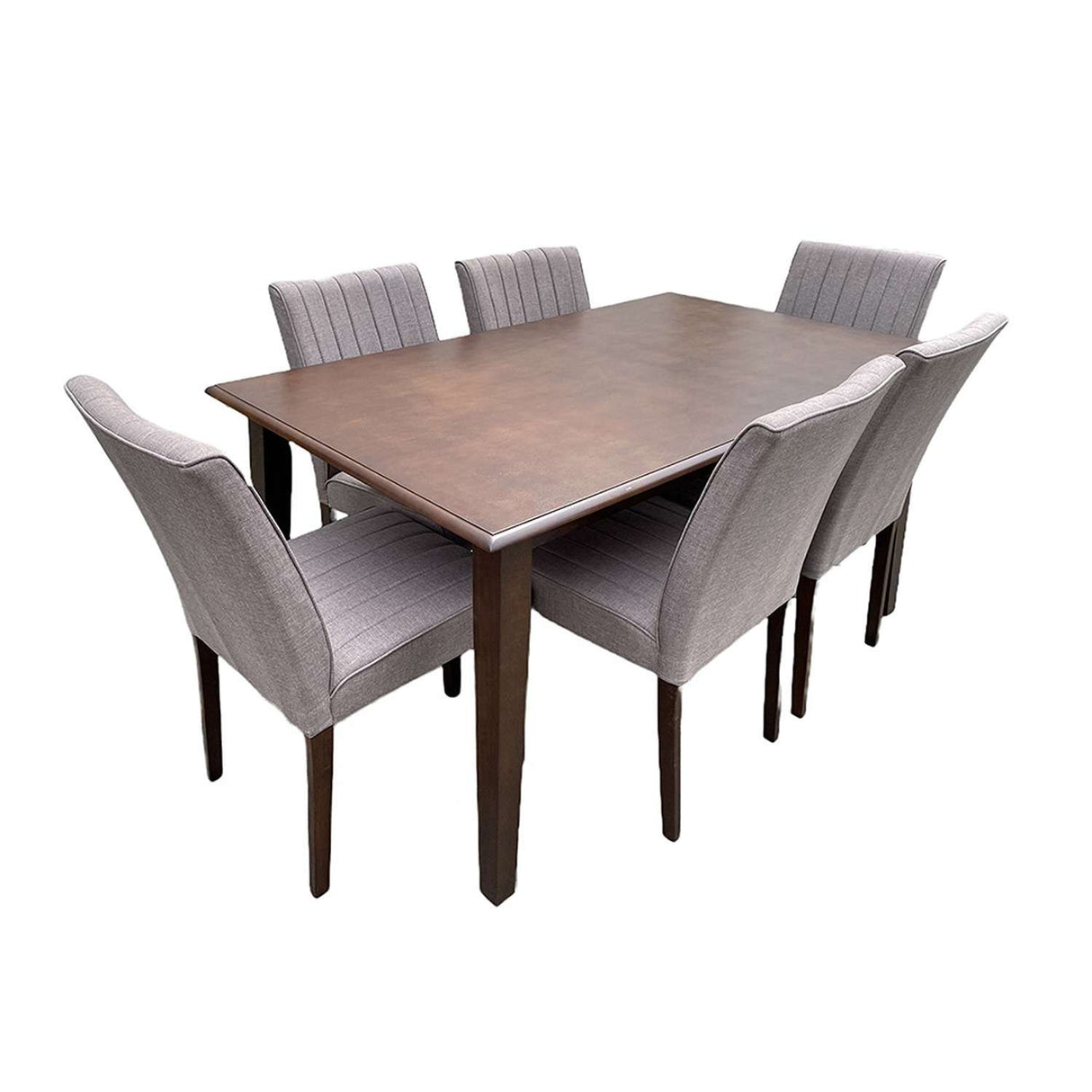 Comedor Glienza Cafe 150x74cm Rectangular de Seis Puestos y con Seis Sillas - Comedores | Bylmo