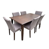 Comedor Glienza Cafe 150x74cm Rectangular de Seis Puestos y con Seis Sillas - Comedores | Bylmo