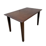 Comedor Glienza Wengue 120x74cm Rectangular de Cuatro Puestos y con Cuatro Sillas - Comedores | Bylmo