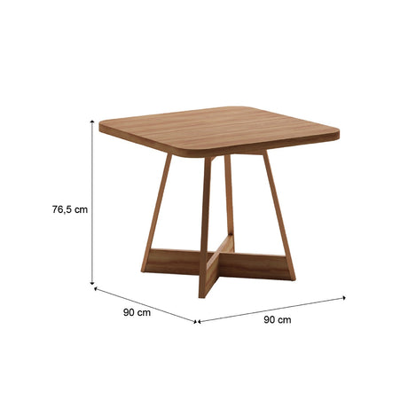 Comedor Imperial Arena Roce 93x24cm Cuadrado de Cuatro Puestos y con Cuatro Sillas - Comedores | Bylmo